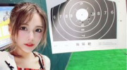 小姐姐手枪打靶,小姐姐手枪打靶展风采